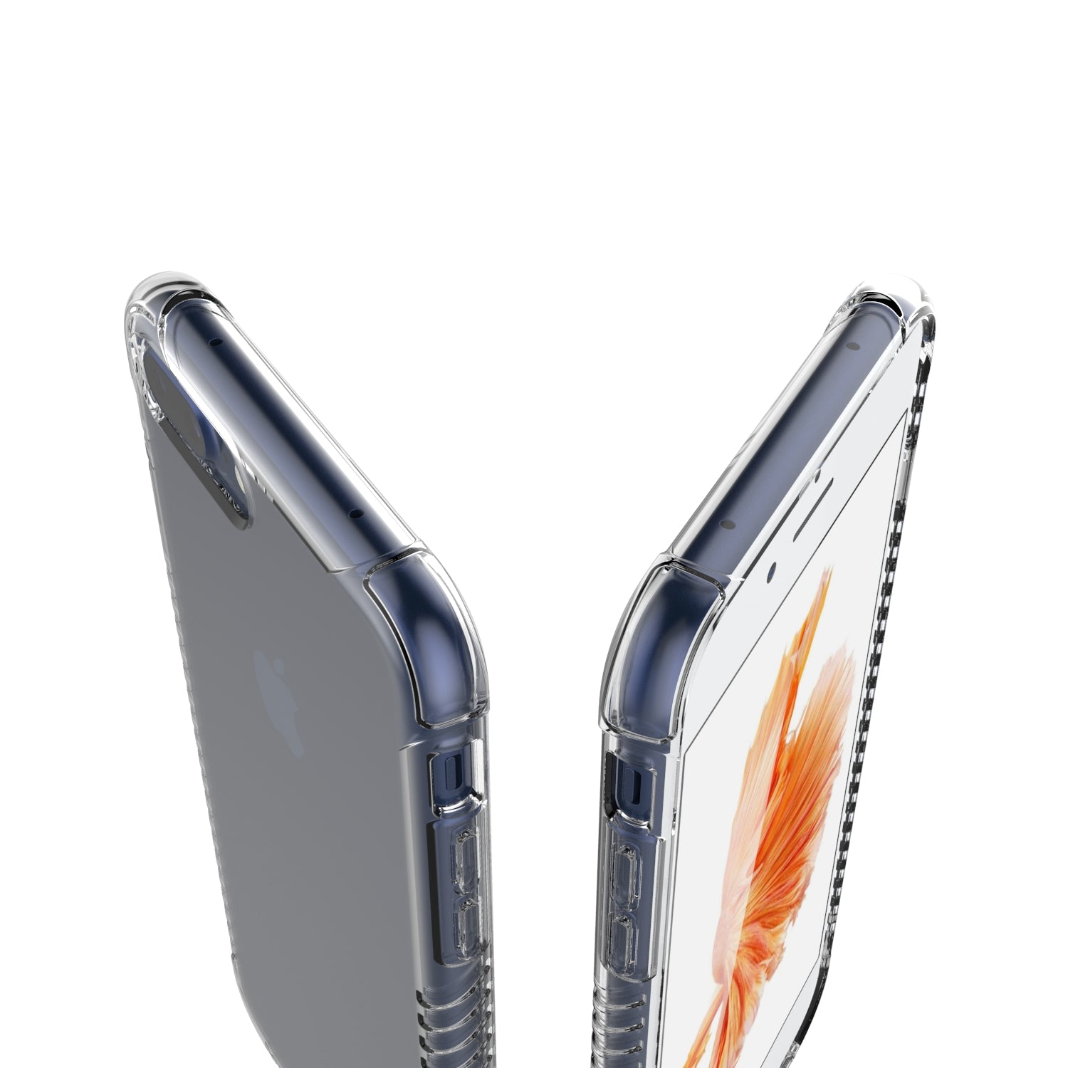 Luvvitt Clear Grip Case for iPhone 8 Plus - Crystal Clear