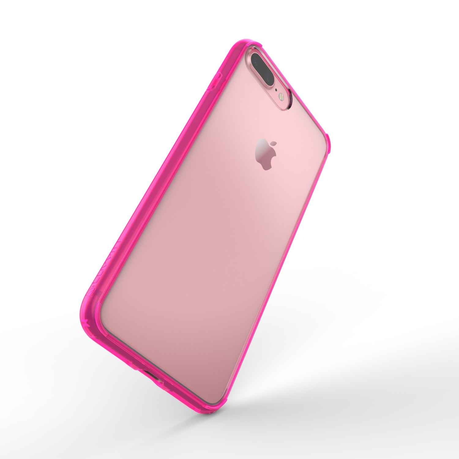 Luvvitt Clear View Hybrid Case for iPhone 7 Plus and 8 Plus - Transparent Pink