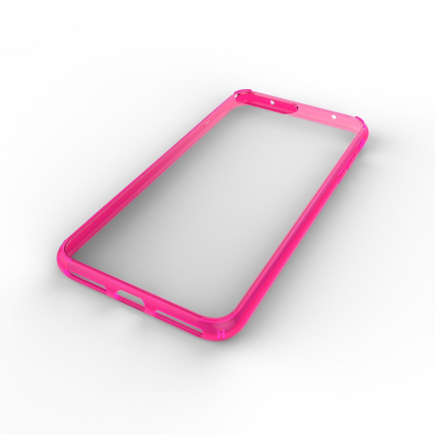 Luvvitt Clear View Hybrid Case for iPhone 7 Plus and 8 Plus - Transparent Pink