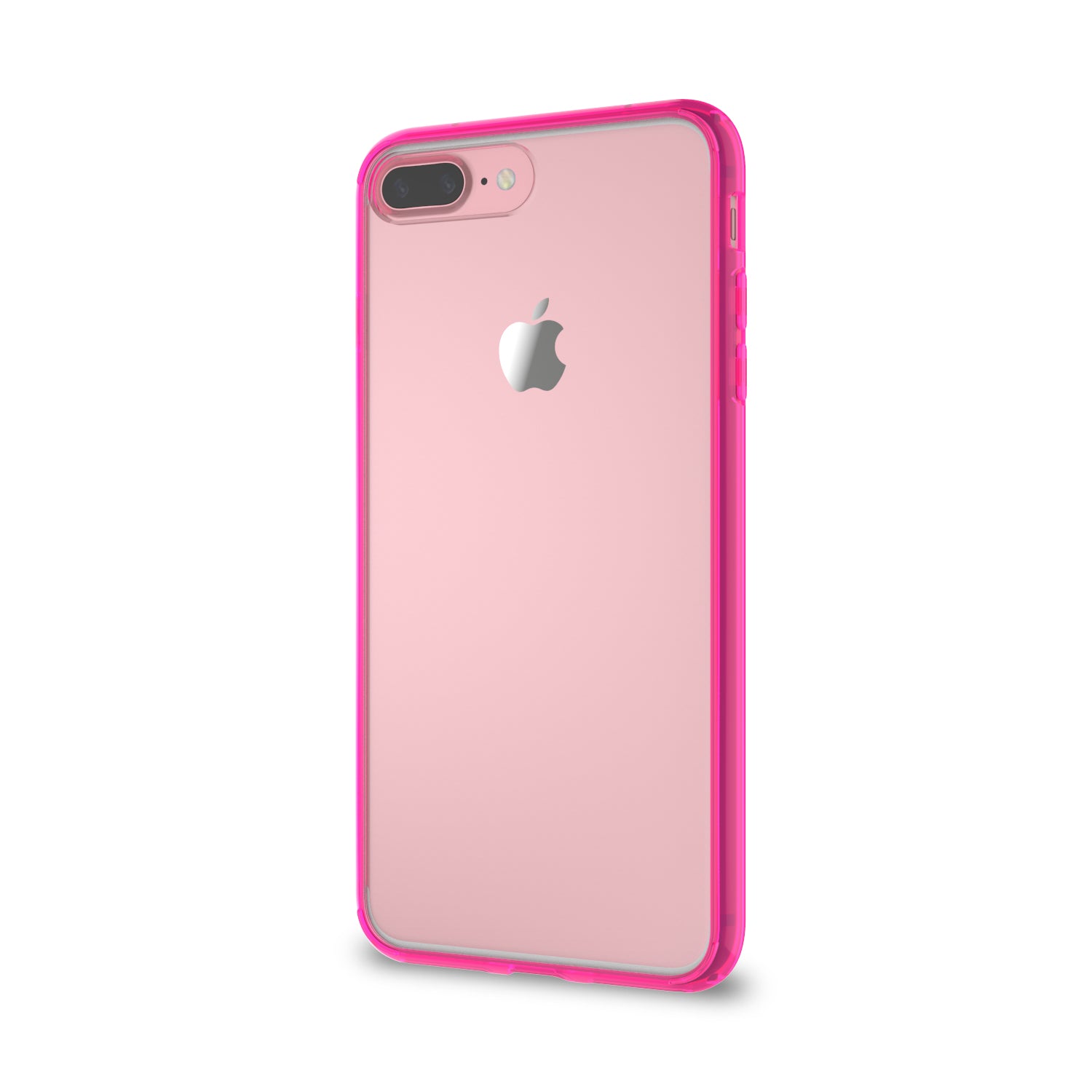Luvvitt Clear View Hybrid Case for iPhone 7 Plus and 8 Plus - Transparent Pink