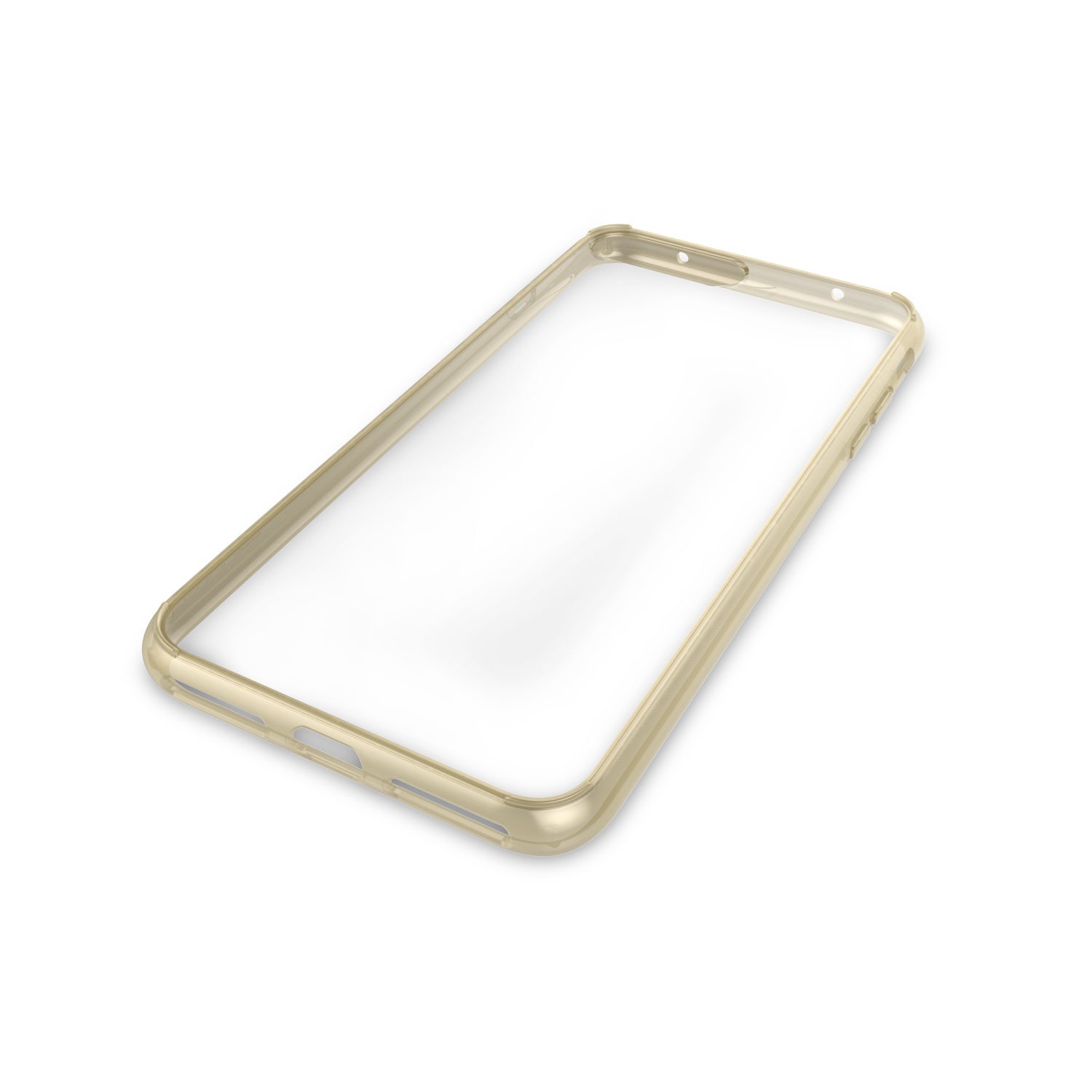 Luvvitt Clear View Hybrid Case for iPhone 7 Plus and 8 Plus - Transparent Gold