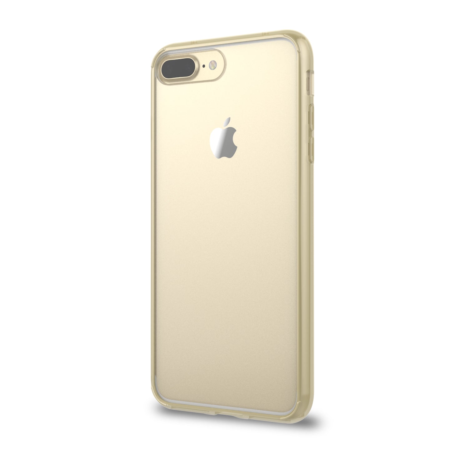 Luvvitt Clear View Hybrid Case for iPhone 7 Plus and 8 Plus - Transparent Gold