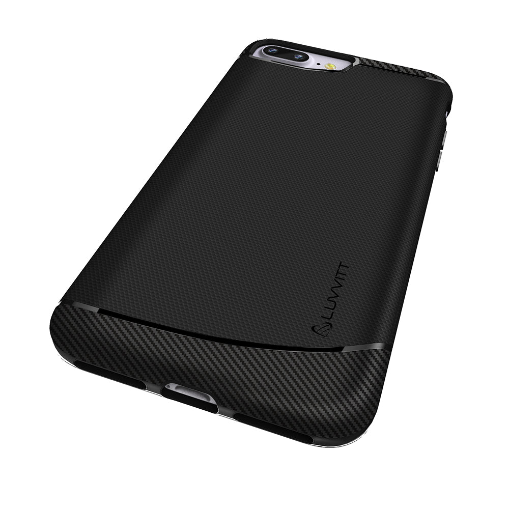 LUVVITT SLEEK ARMOR iPhone 7 PRO Case | Dual Layer Back Cover - Black