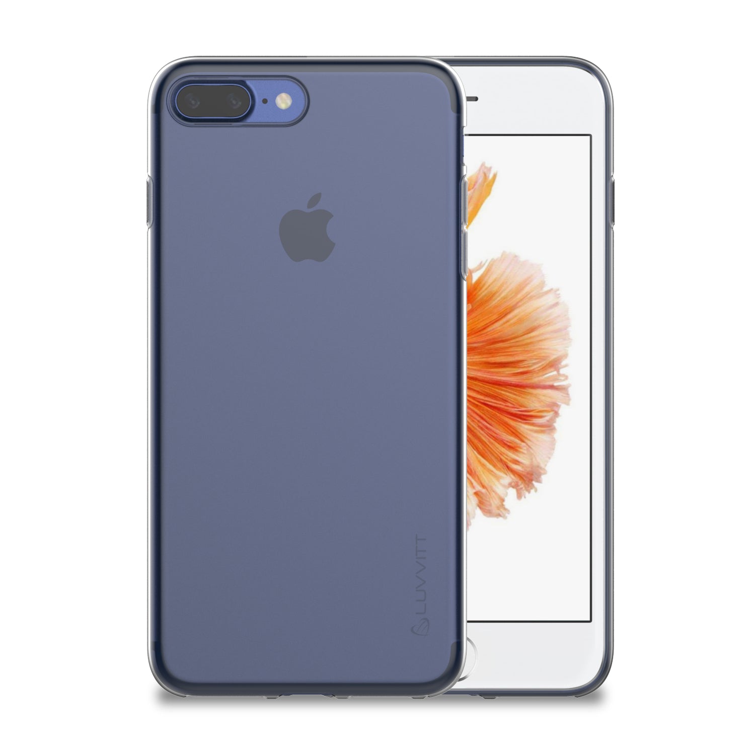 LUVVITT ULTRA SLIM Case for iPhone 7 PRO Soft TPU Rubber Back Cover - Clear
