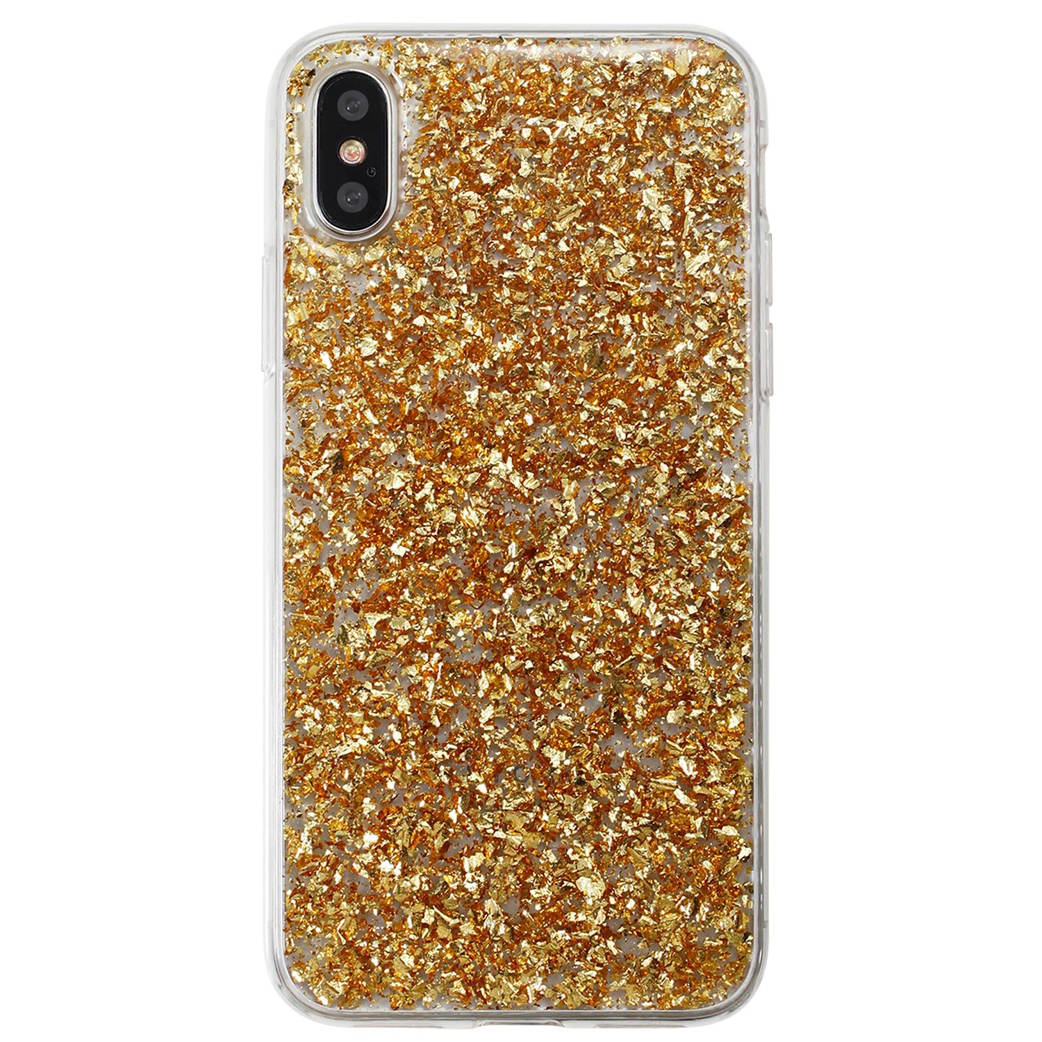 Luvvitt Brilliance Case for iPhone XS / X with Glitter - Gold