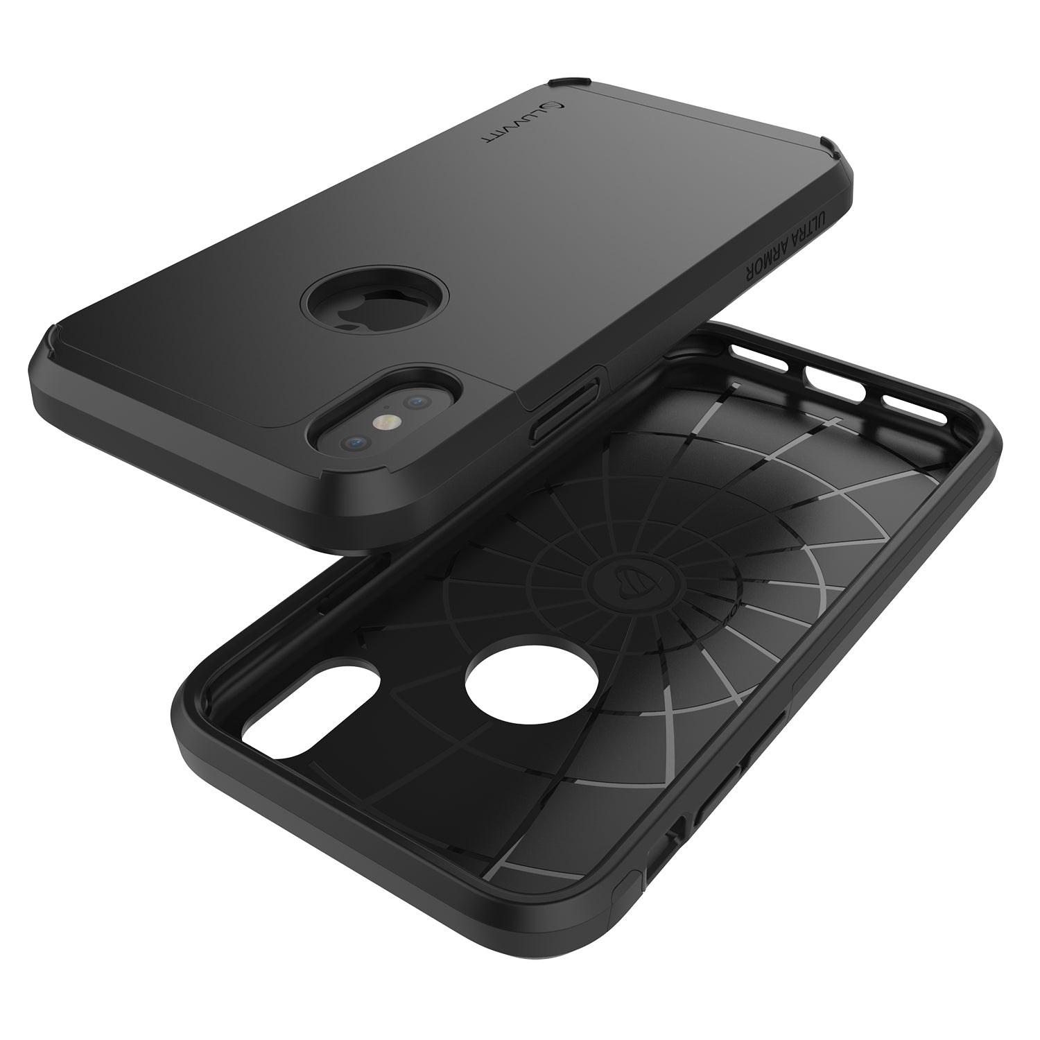 Luvvitt Ultra Armor Dual Layer Case for iPhone X / XS - Black