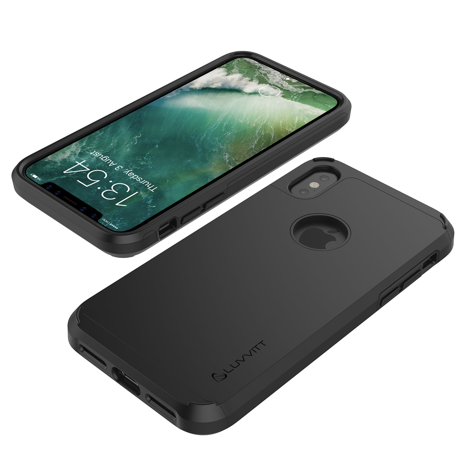Luvvitt Ultra Armor Dual Layer Case for iPhone X / XS - Black