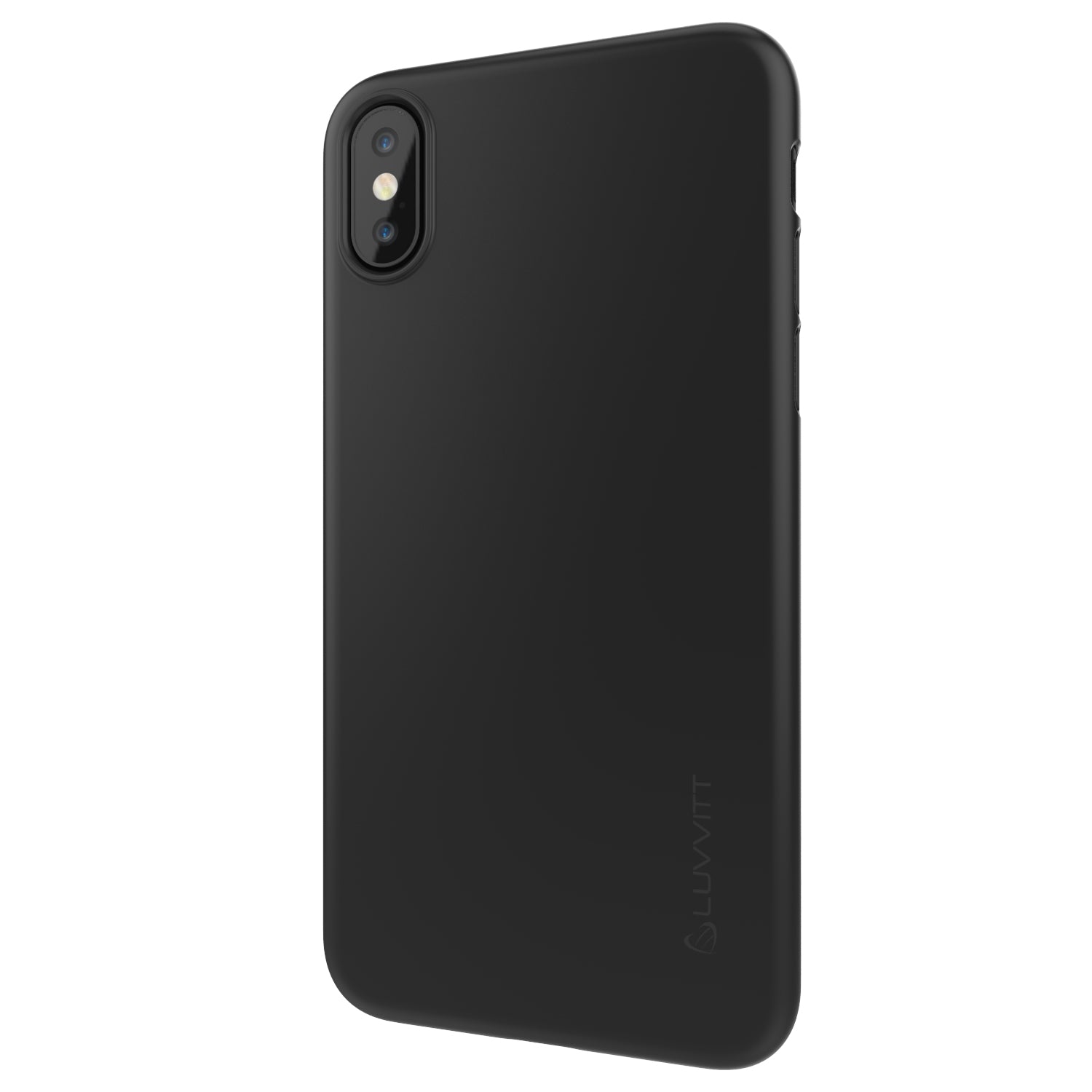 Luvvitt Svelte Slim Fit Hard Shell Case for iPhone XS / X - Black