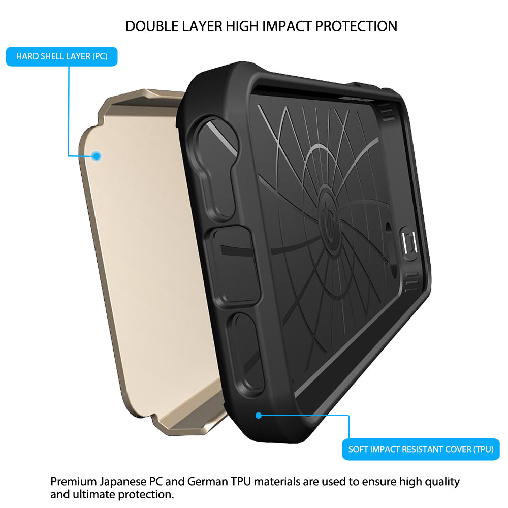 LUVVITT ULTRA ARMOR iPhone SE 2016 Case | Dual Layer Back Cover - Gold