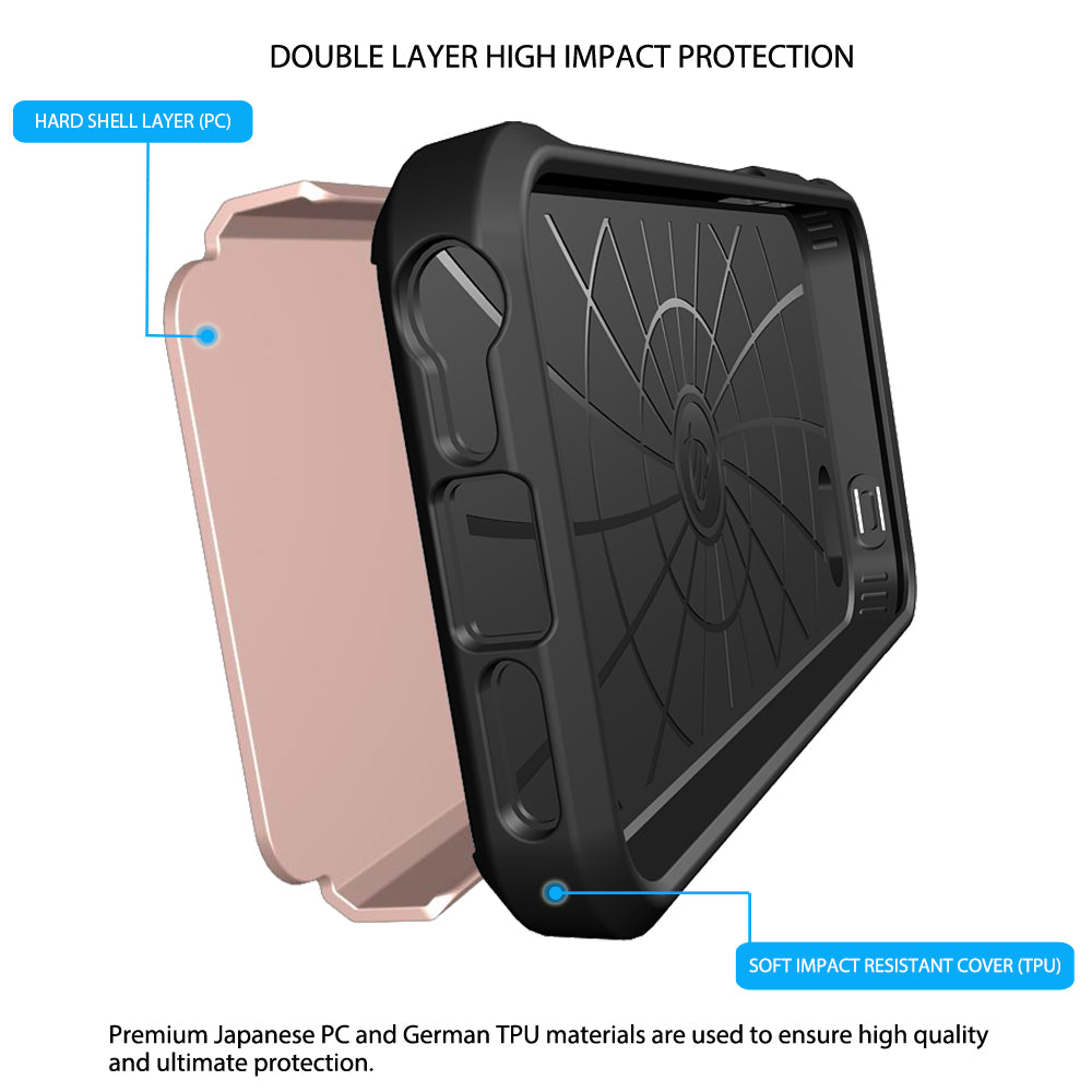 LUVVITT ULTRA ARMOR iPhone SE 2016 Case | Dual Layer Back Cover - Rose Gold