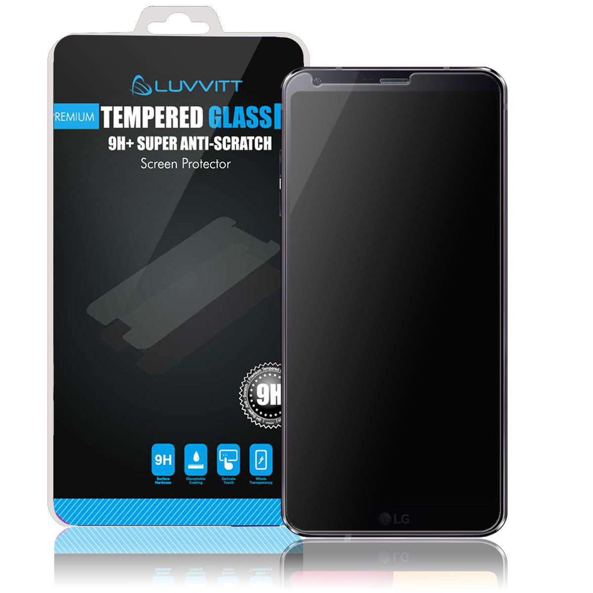 LUVVITT TEMPERED GLASS Screen Protector for LG G6 - Crystal Clear