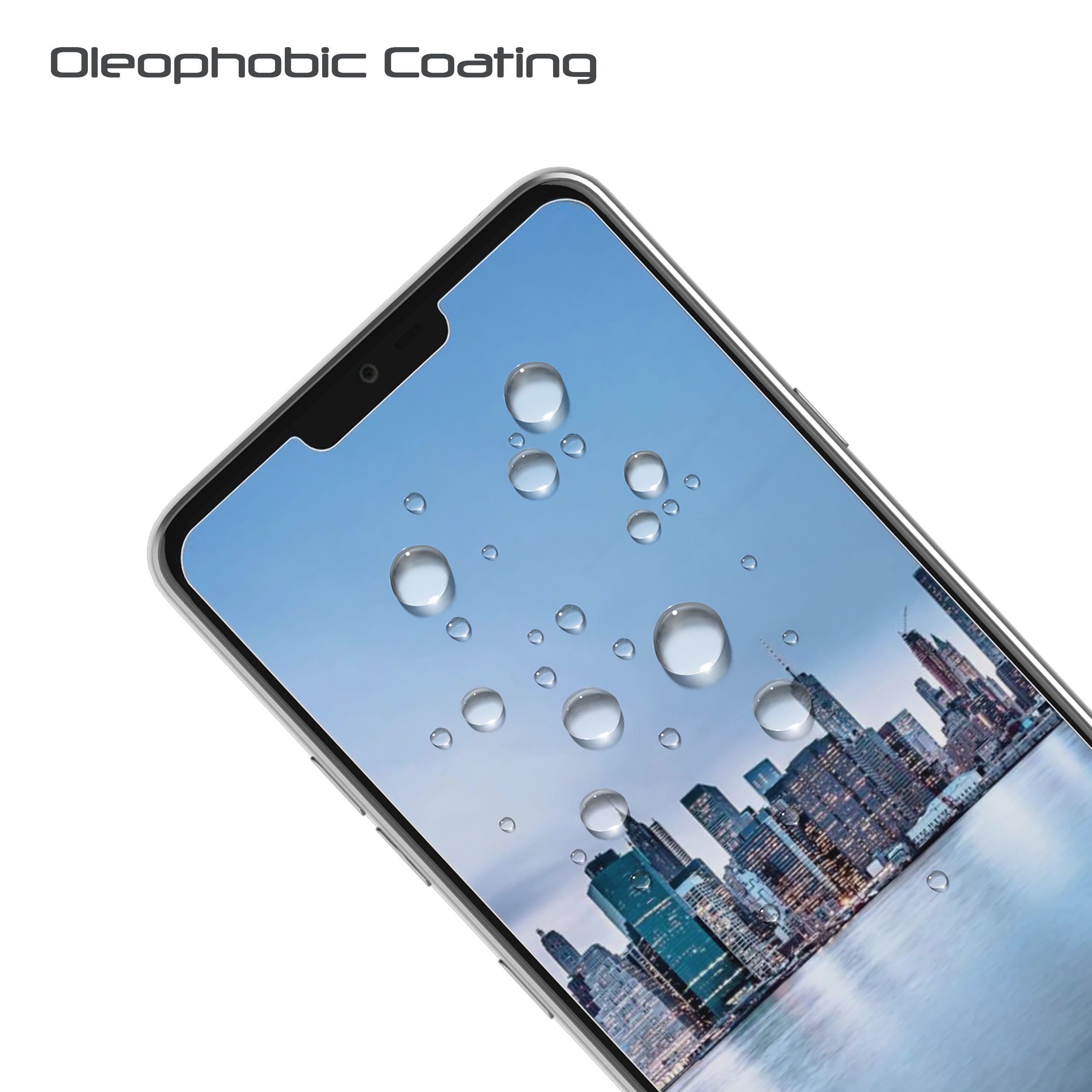 LUVVITT TEMPERED GLASS Screen Protector for LG G7 ThinQ Case Friendly - 2 Pack