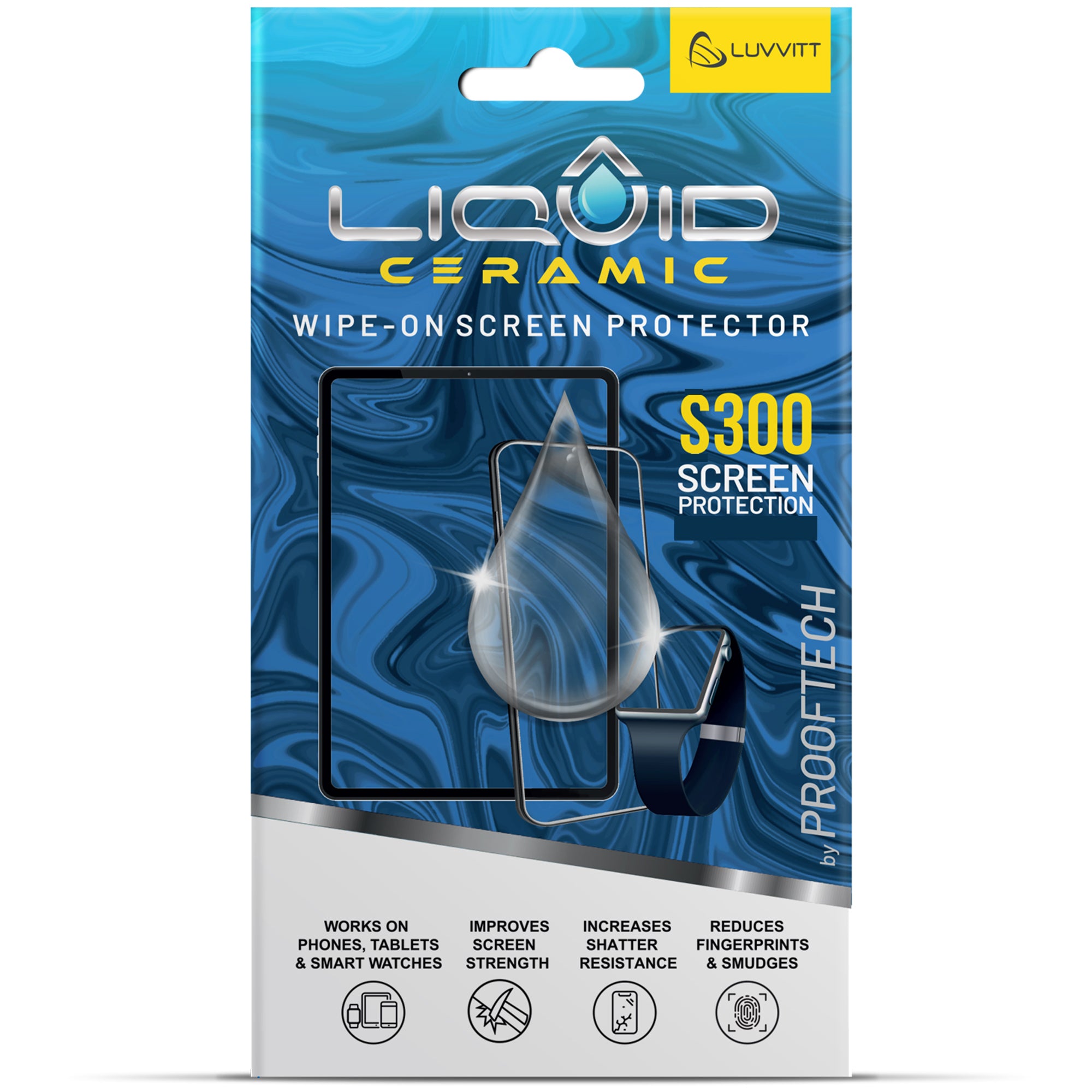 Liquid Ceramic Screen Protector with $300 Guarantee for All Phones Tablets and Smart Watches