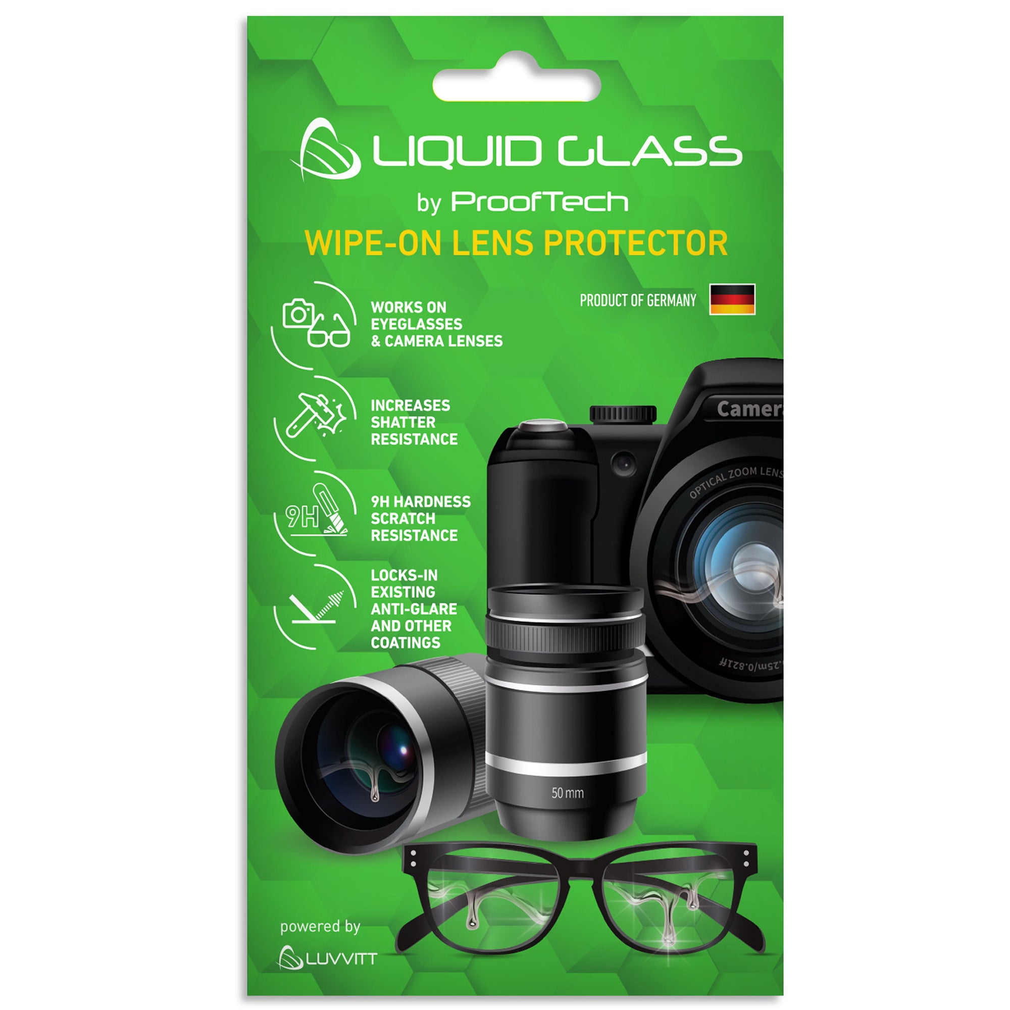 Luvvitt Liquid Glass Lens Protector for Eyeglasses Sunglasses and Camera Lenses
