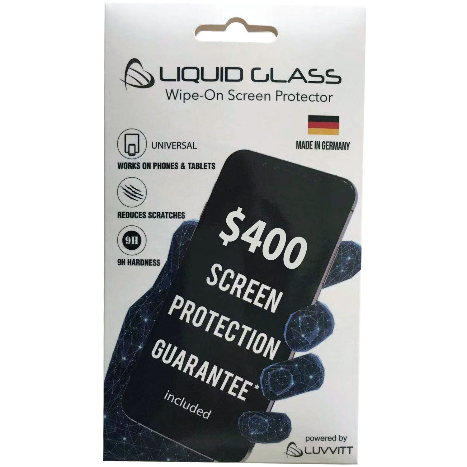 Liquid Glass Screen Protector with NULL Warranty for iPhone iPad Samsung and All