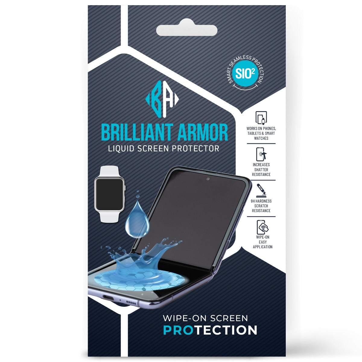 BRILLIANT ARMOR Liquid Screen Protector for All Phones Tablets and Smart Watches