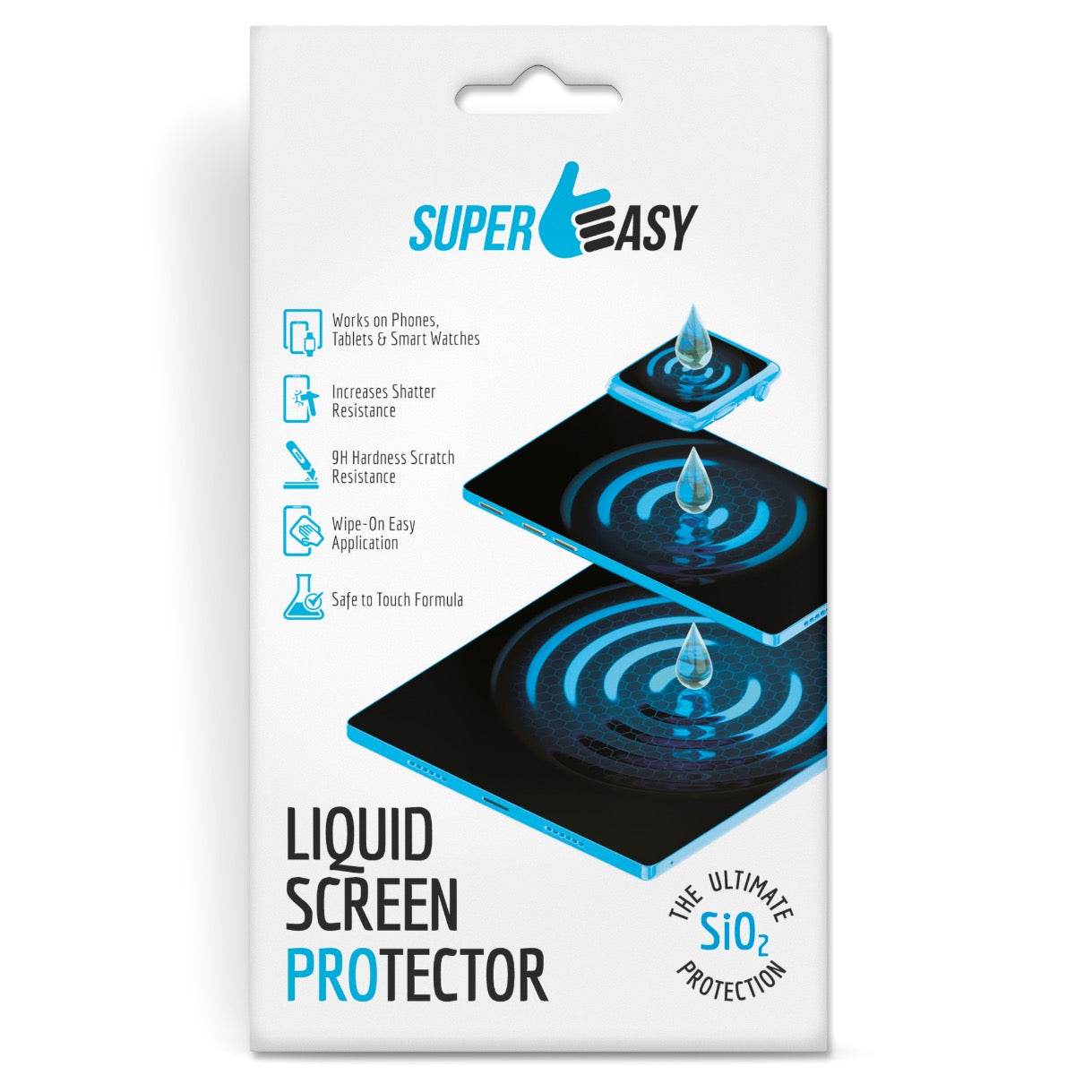 SUPER EASY Liquid Screen Protector for All Phones Tablets and Smart Watches