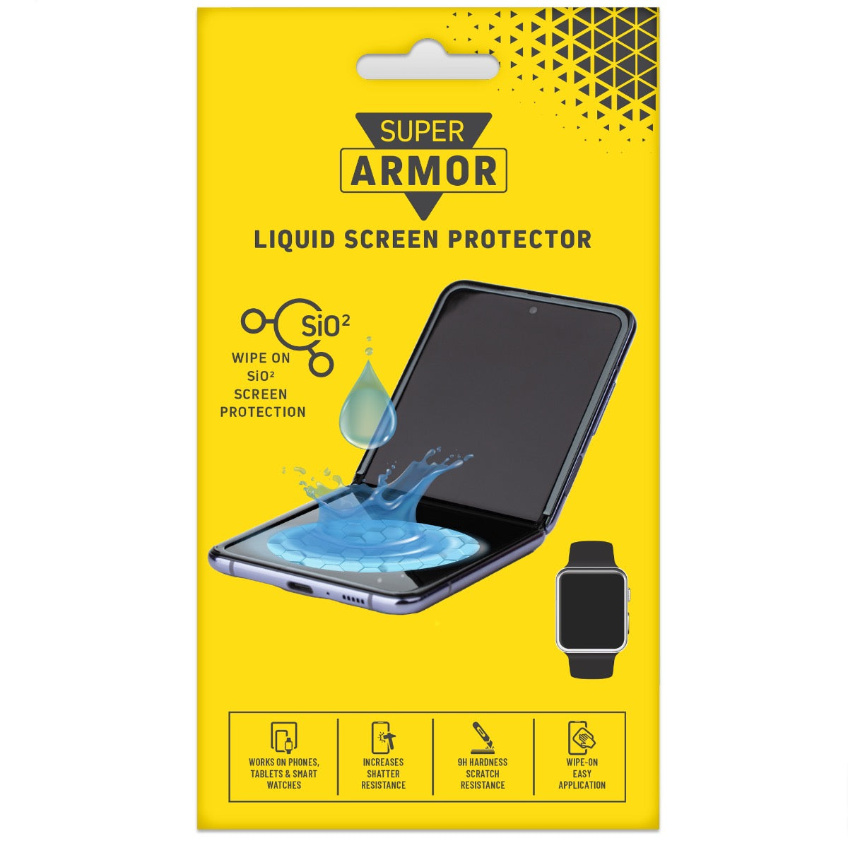 SUPER ARMOR Liquid Screen Protector for All Phones Tablets and Smart Watches
