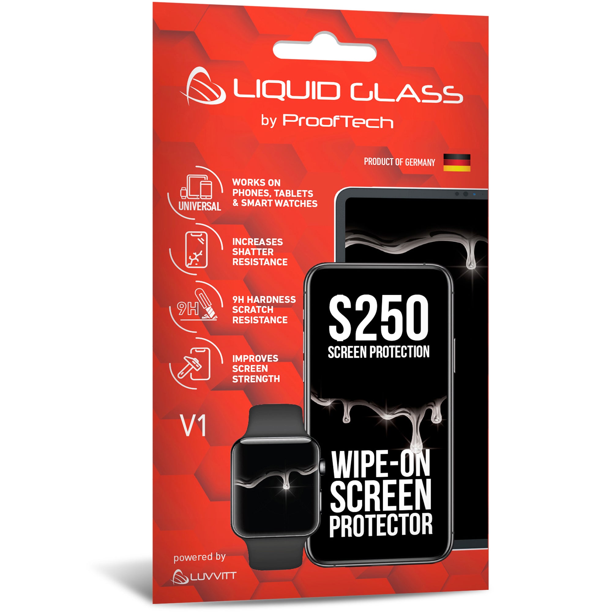 Liquid Glass Screen Protector with $250 Screen Protection Guarantee - Universal