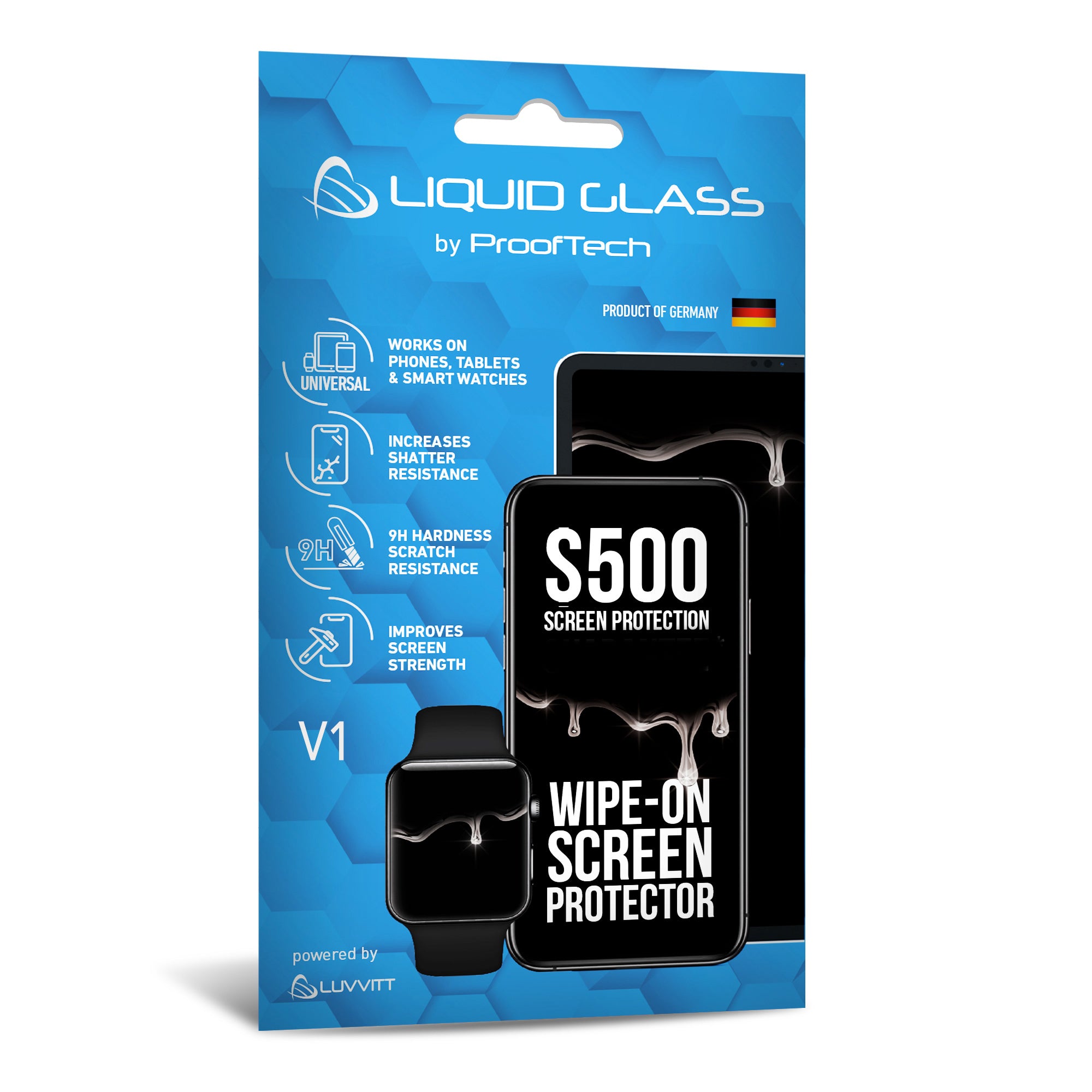 Liquid Glass Screen Protector with $500 Screen Protection Guarantee - Universal