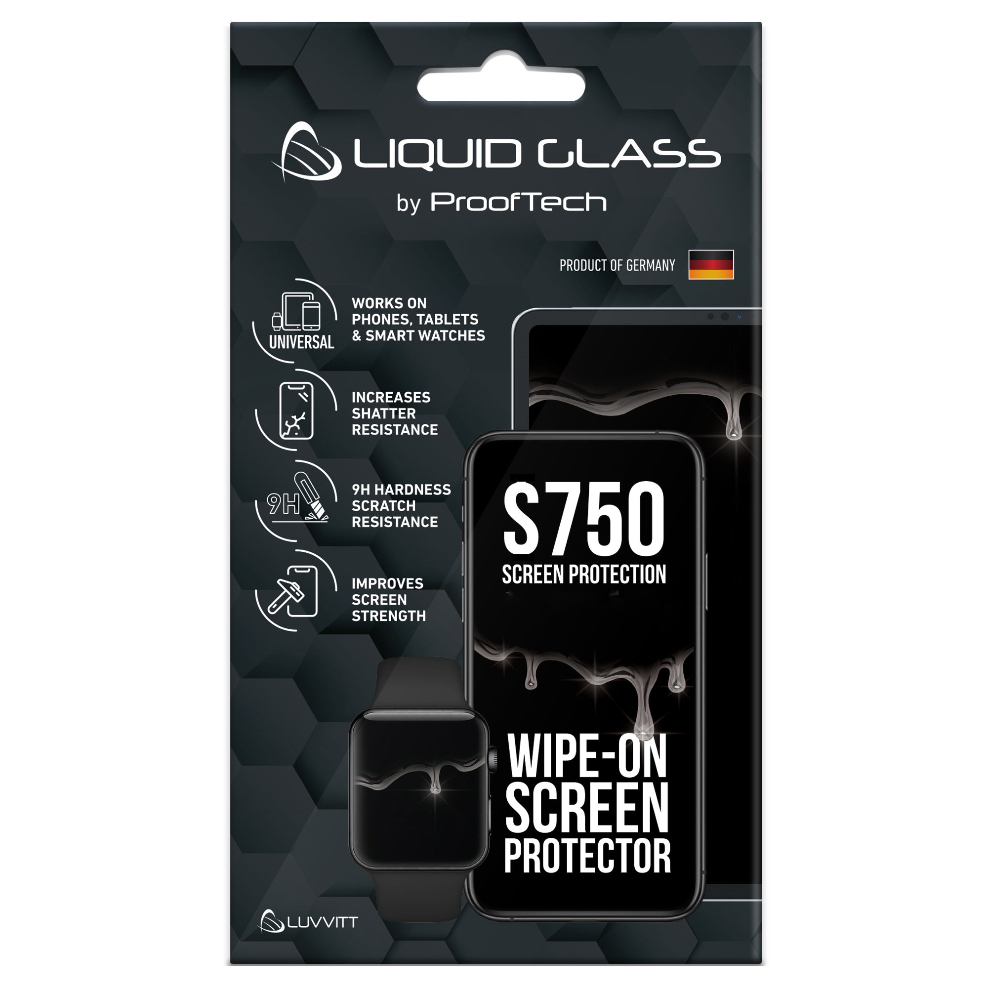 Liquid Glass Screen Protector with $750 Screen Protection Guarantee - Universal