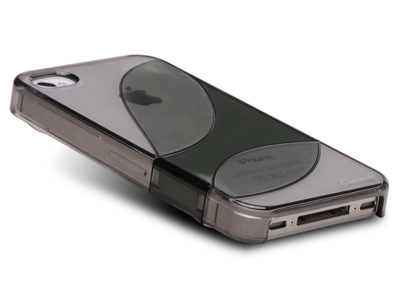 LUVVITT LEAF Case for iPhone 4 & 4S - Gray/Black