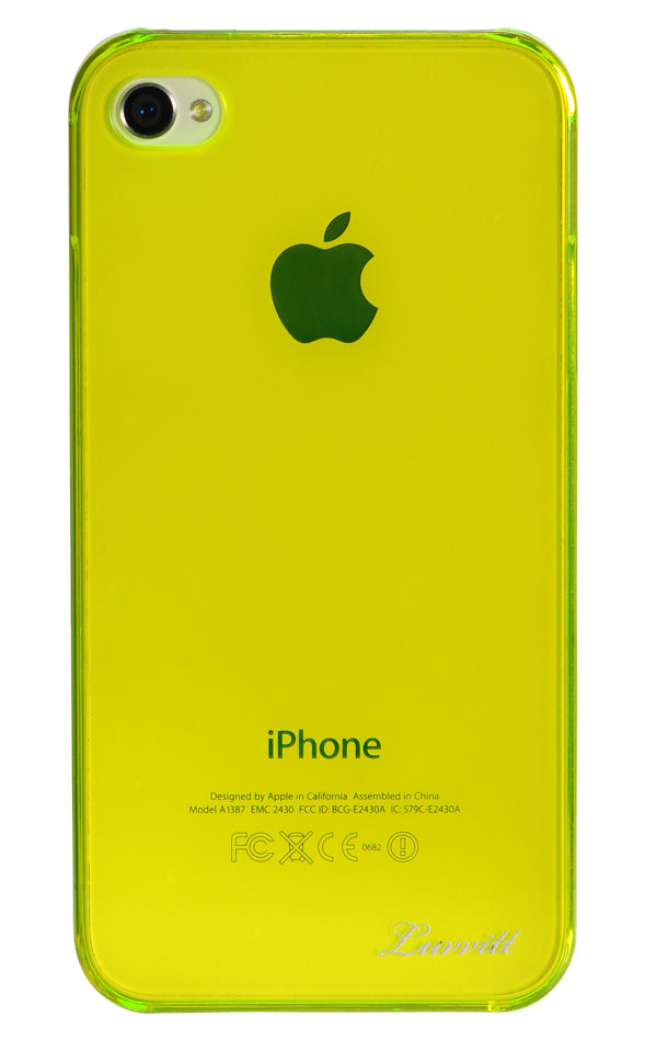 LUVVITT CRYSTAL VIEW UltraSlim Crystal Case for iPhone 4 & 4S - Yellow