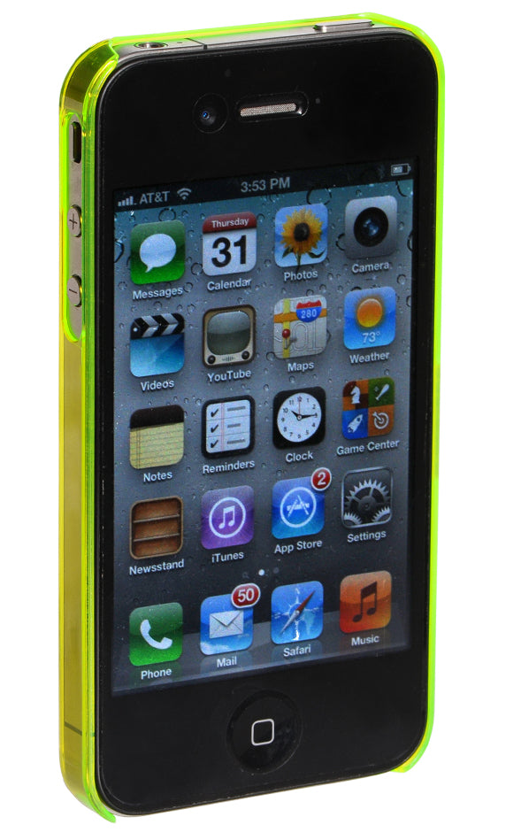 LUVVITT CRYSTAL VIEW UltraSlim Crystal Case for iPhone 4 & 4S - Yellow