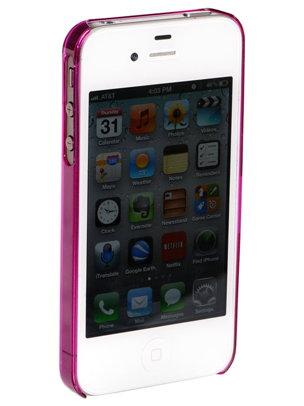 LUVVITT CRYSTAL VIEW UltraSlim Crystal Case for iPhone 4 & 4S - Pink