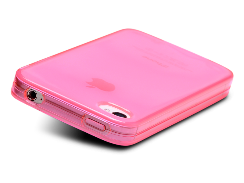 LUVVITT ICE Thermoplastic Soft Case for iPhone 4 & 4S - Transparent Pink