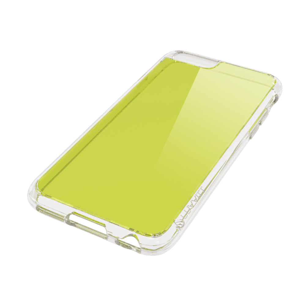 LUVVITT CLEARVIEW Case for iPhone 6S / 6 | Hybrid Back Cover - Neon Lime