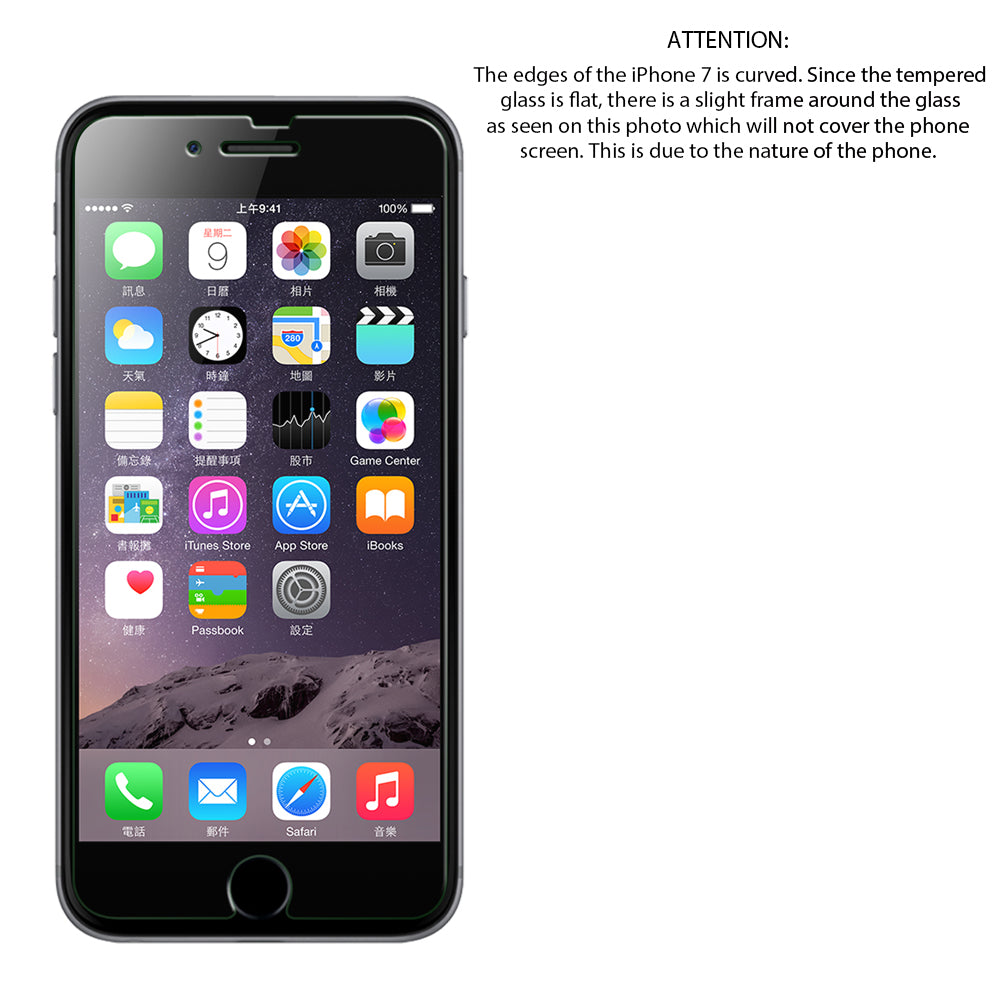 Luvvitt Tempered Glass Screen Protector for iPhone 7 Plus and 8 Plus - Crystal Clear