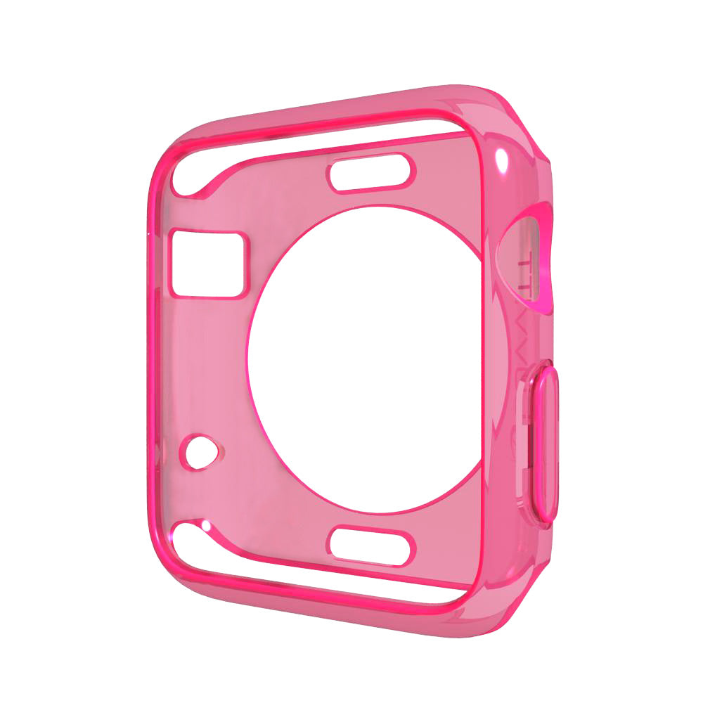 LUVVITT CLARITY Apple Watch Case 42mm - Neon Pink