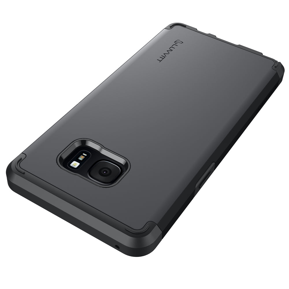 LUVVITT ULTRA ARMOR Galaxy Note 7 Case | Dual Layer Back Cover - Black