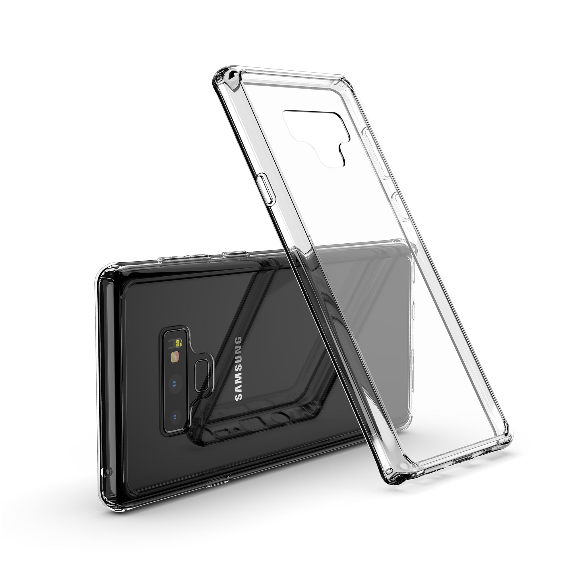 Luvvitt Clear View GLASS Back Case for Galaxy Note 9 - Crystal Clear