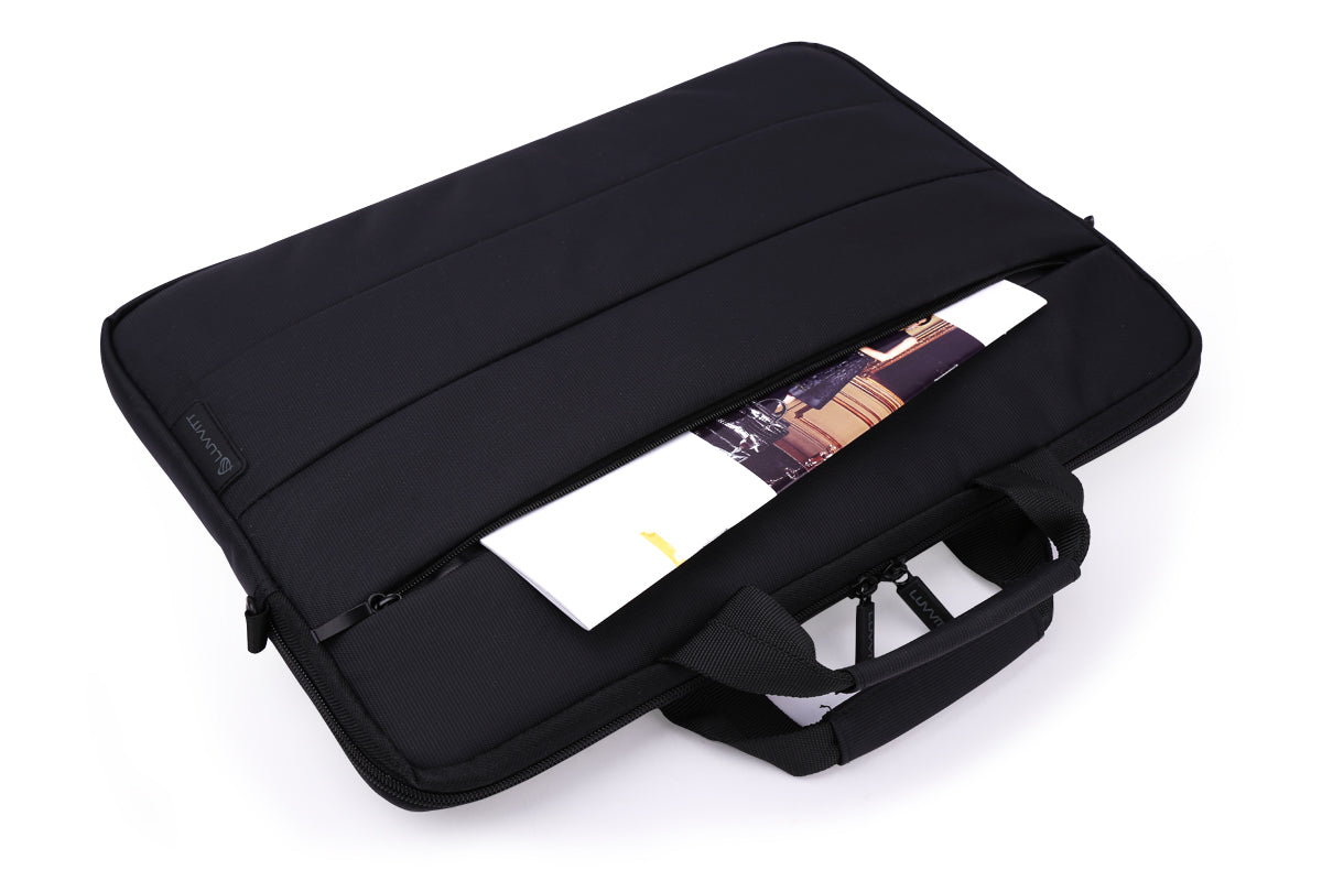 LUVVITT MASTER Briefcase Slim Bag for 13 Inch Apple MacBook Air/Pro - Black