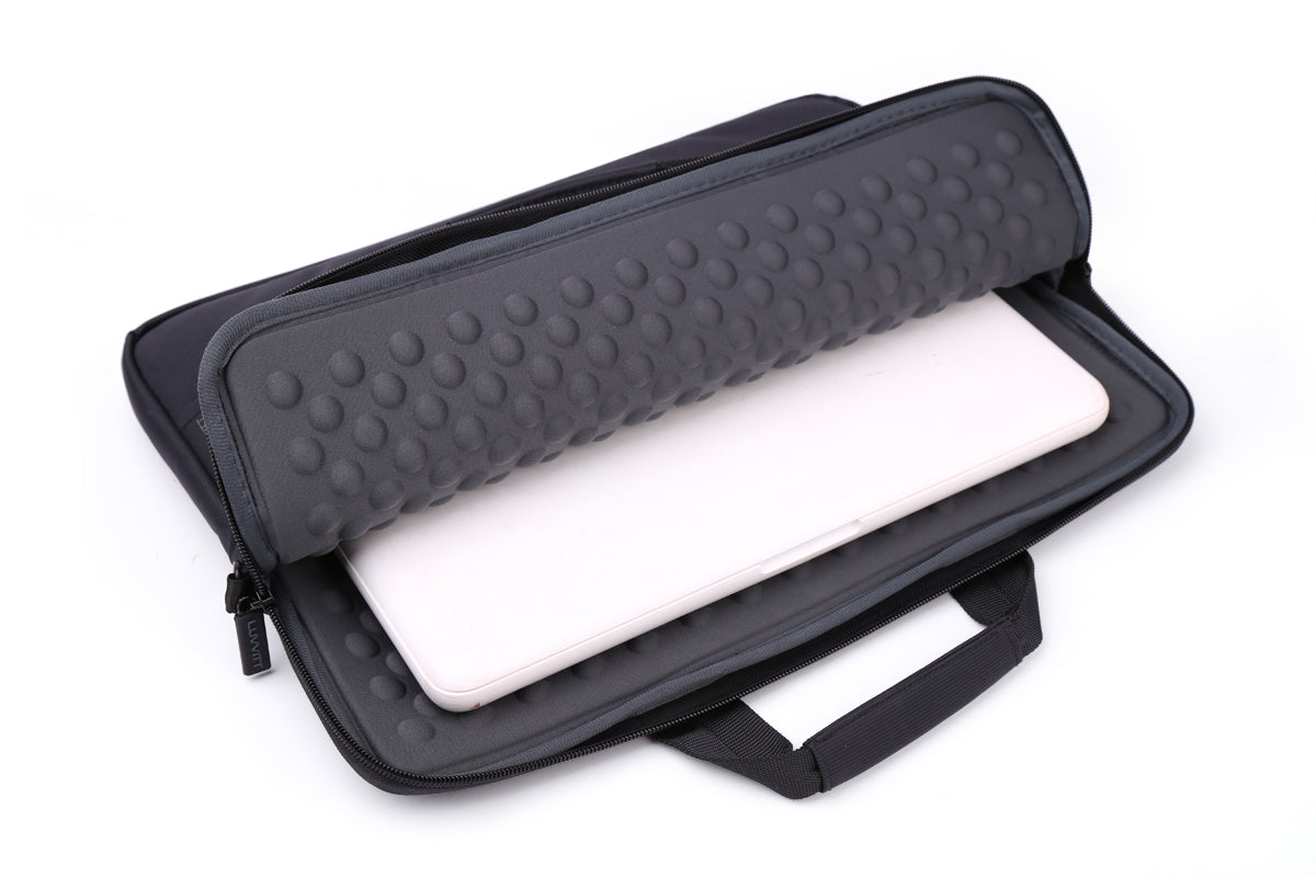 LUVVITT MASTER Briefcase Slim Bag for 15 Inch Apple MacBook Air/Pro - Black