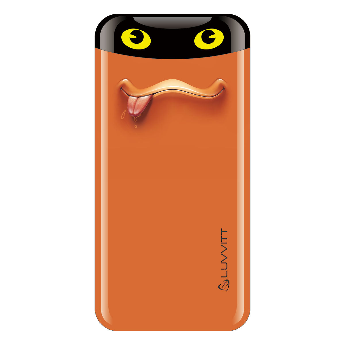 LUVVITT EMOJI Power Bank 6000 mAh Ultra Slim Portable Charger - Emoji Orange