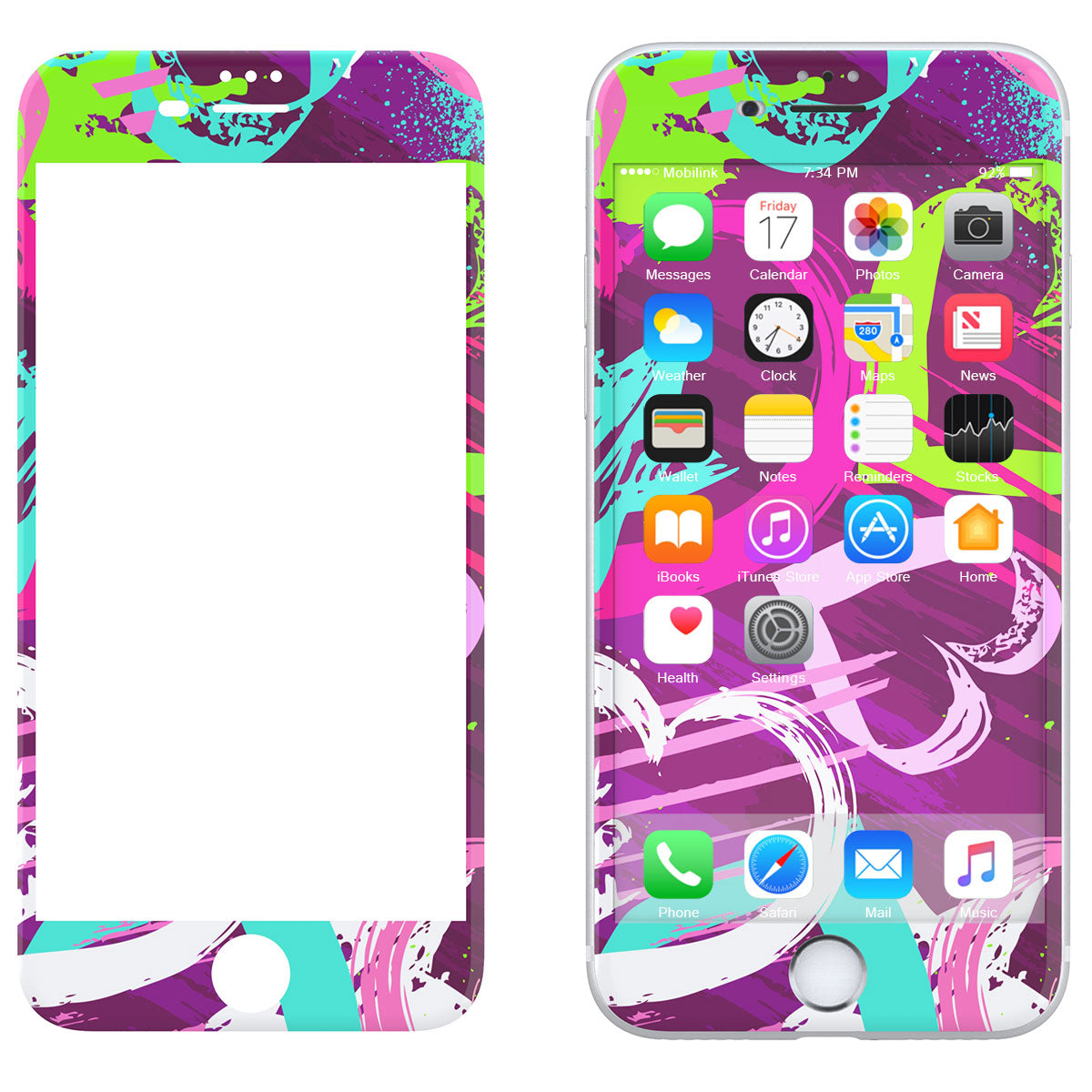 LUVVITT ARTOLOGY Tempered Glass Screen Protector for iPhone 7/8 - R001