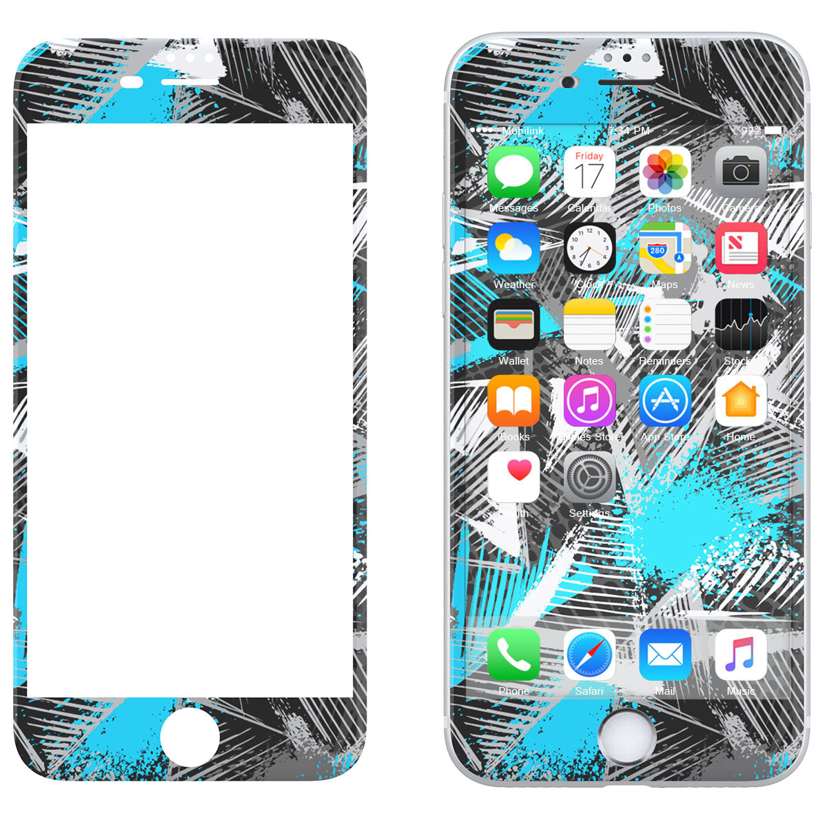 LUVVITT ARTOLOGY Tempered Glass Screen Protector for iPhone 7/8 Plus - P003