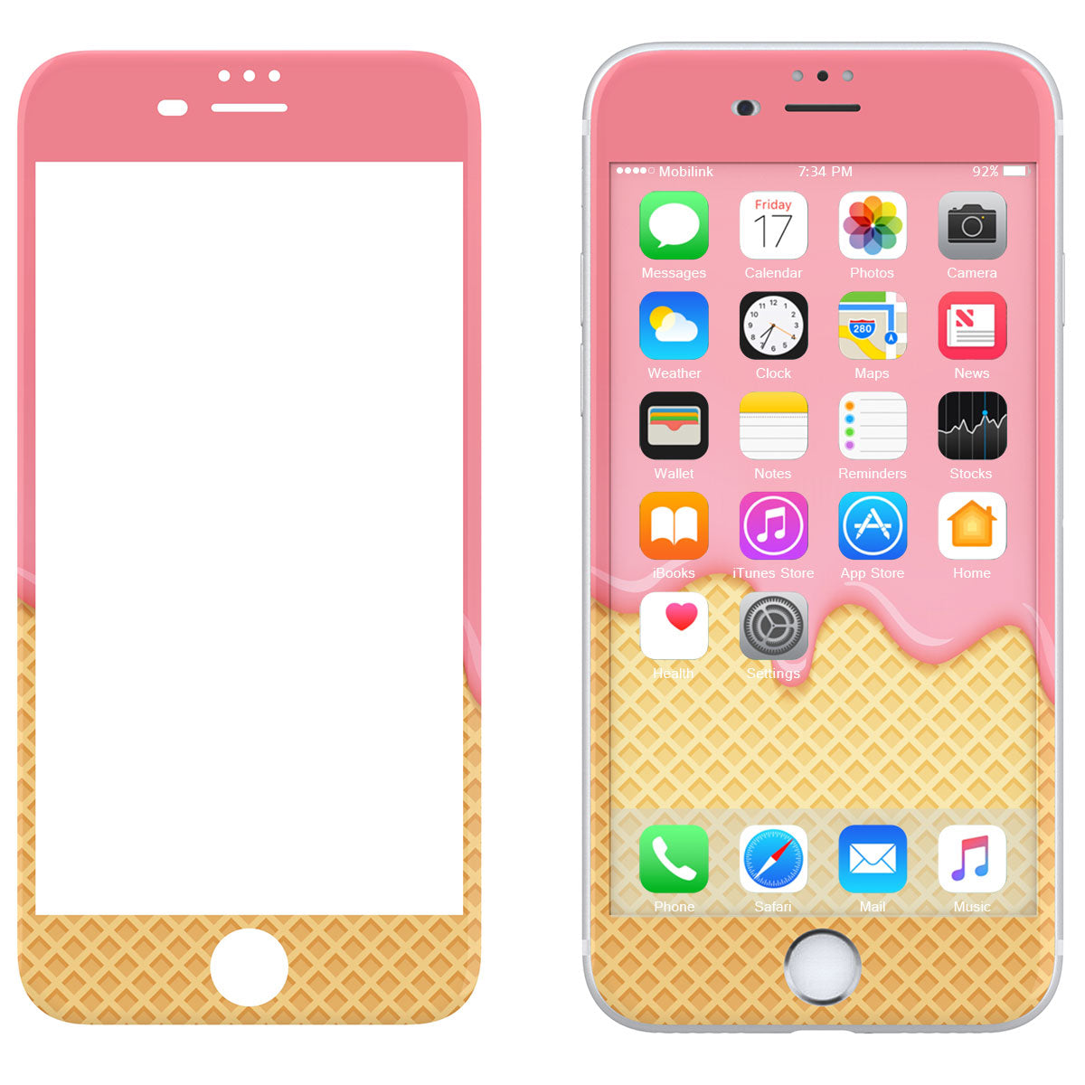 LUVVITT ARTOLOGY Tempered Glass Screen Protector for iPhone 7/8 - R005