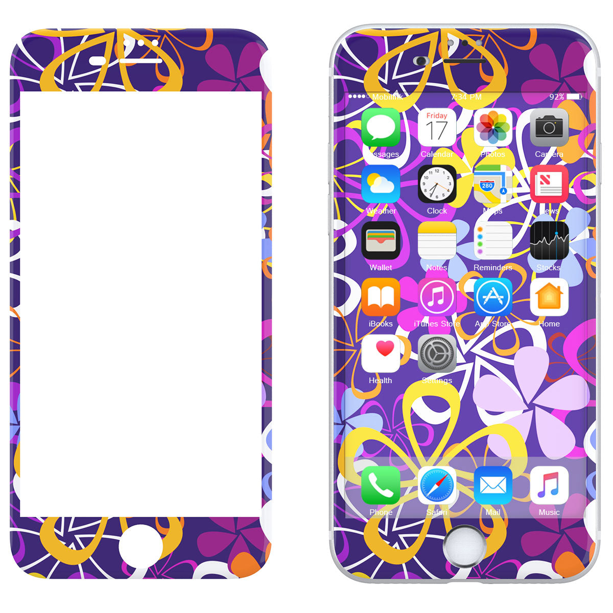 LUVVITT ARTOLOGY Tempered Glass Screen Protector for iPhone 7/8 - R006