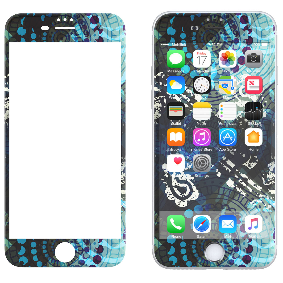 LUVVITT ARTOLOGY Tempered Glass Screen Protector for iPhone 7/8 Plus - P007