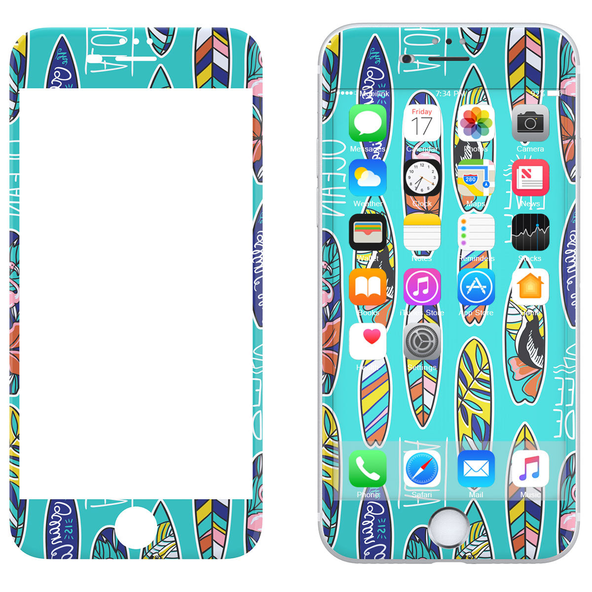 LUVVITT ARTOLOGY Tempered Glass Screen Protector for iPhone 7/8 Plus - P009