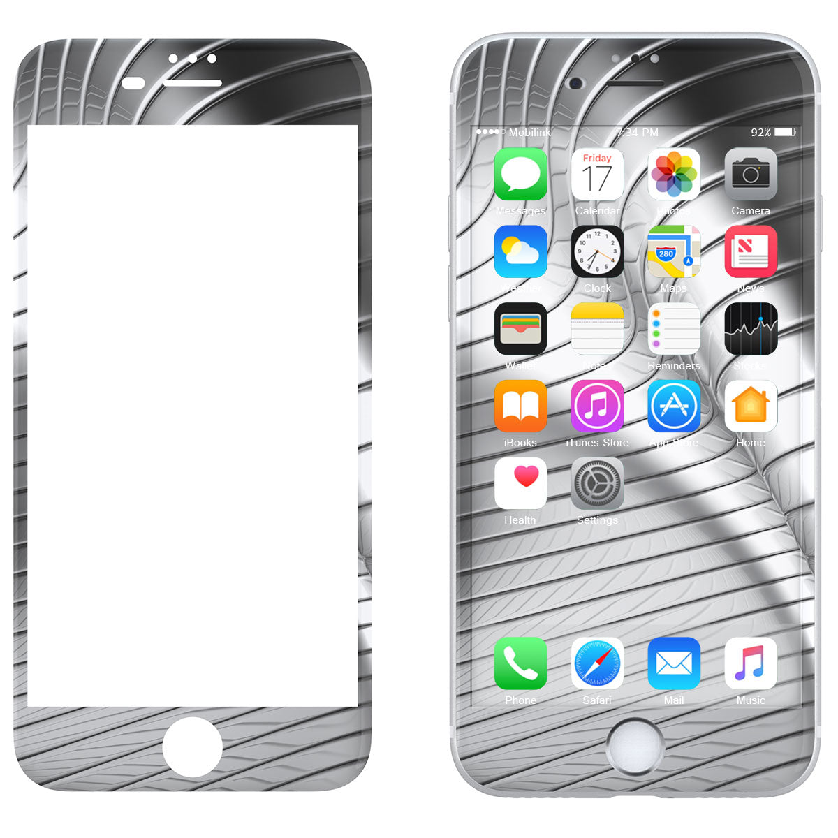 LUVVITT ARTOLOGY Tempered Glass Screen Protector for iPhone 7/8 Plus - P010