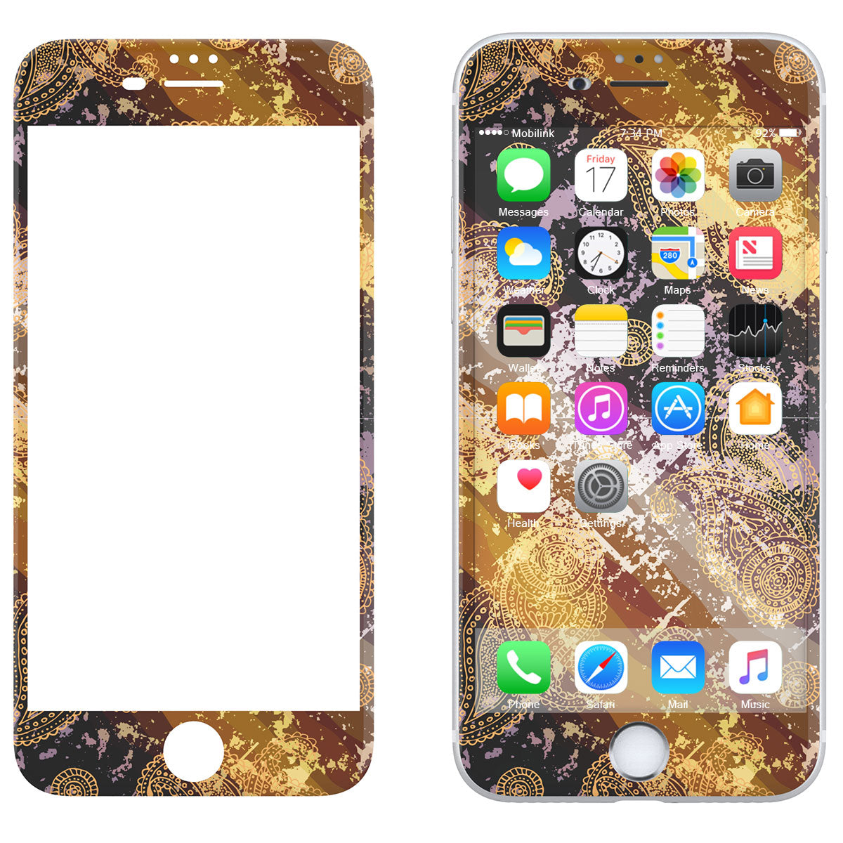 LUVVITT ARTOLOGY Tempered Glass Screen Protector for iPhone 7/8 - R012