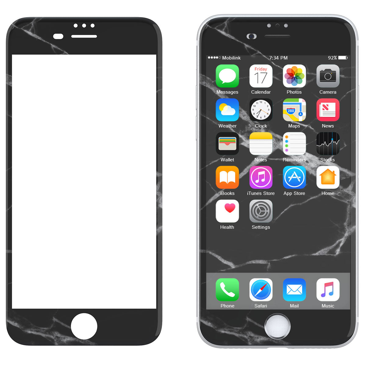 LUVVITT ARTOLOGY Tempered Glass Screen Protector for iPhone 7/8 Plus - P013