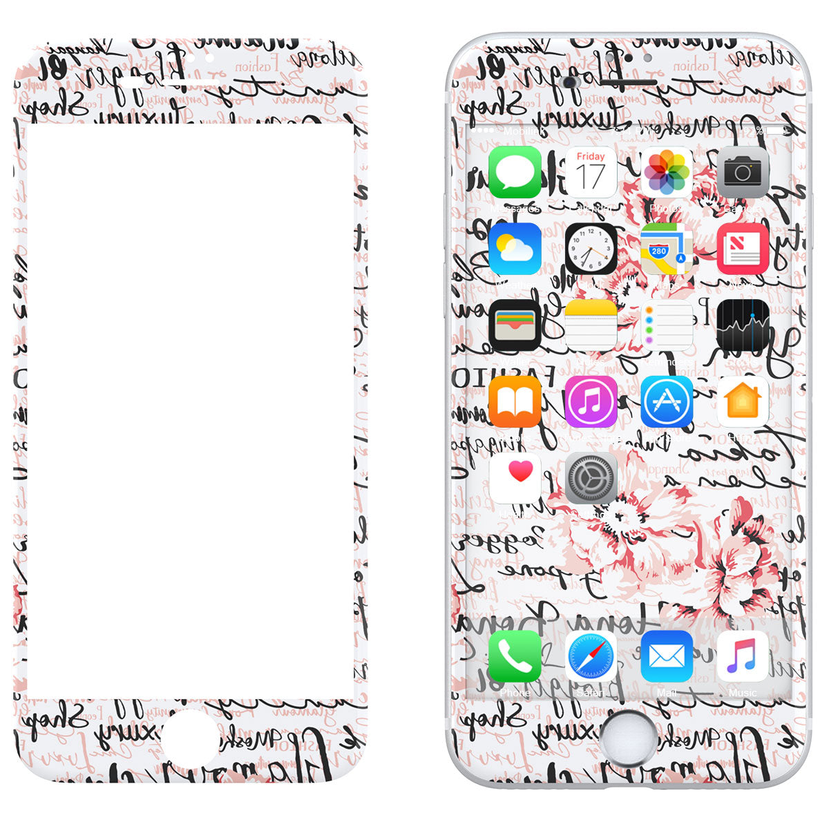 LUVVITT ARTOLOGY Tempered Glass Screen Protector for iPhone 7/8 - R015