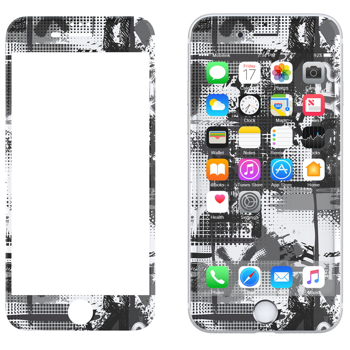 LUVVITT ARTOLOGY Tempered Glass Screen Protector for iPhone 7/8 Plus - P016