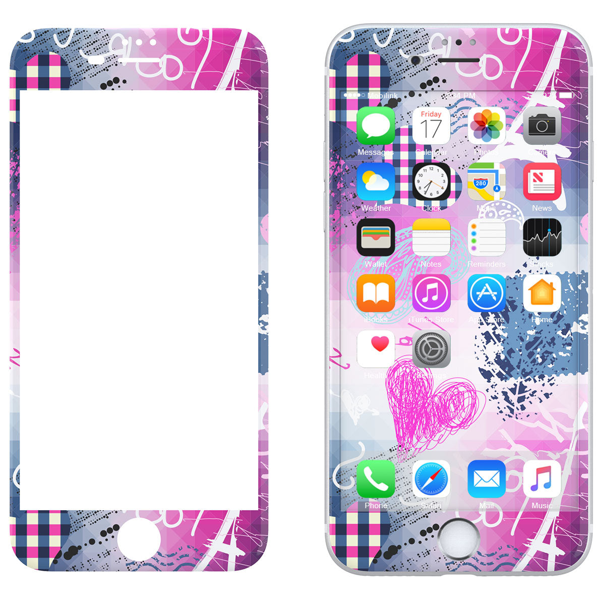 LUVVITT ARTOLOGY Tempered Glass Screen Protector for iPhone 7/8 - R017